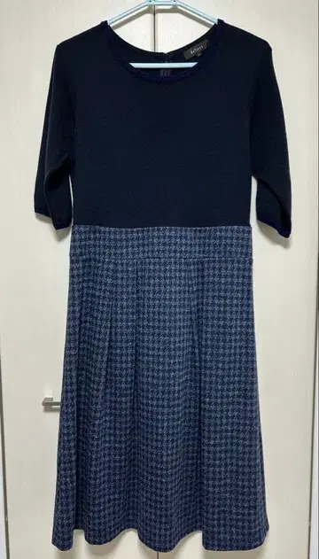 Reflect 리플렉트 니트 원피스 하운드투스 캐시미어 혼방 11호