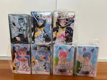 7체 세트 Re: 제로 렘, 라무 피규어 묶음 판매