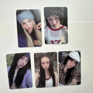 newjeans how sweet 사전 녹화 선행 녹화 포토카드 5장
