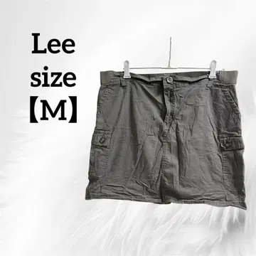 Lee [ M ] 카키 미니 스커트
