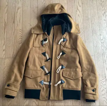 beno  더플 코트 후드 탈부착 가능 모 70% 브라운 계열 M