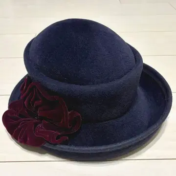 고베 맥시마 울 펠트 햇 다크 네이비 여성용