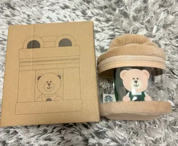 스타벅스 베어 파우치 퍼 백 한국 한정 수량 한정 미사용 새상품