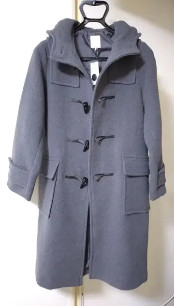 택 포함 미사용 새상품 더플 코트 프리 사이즈