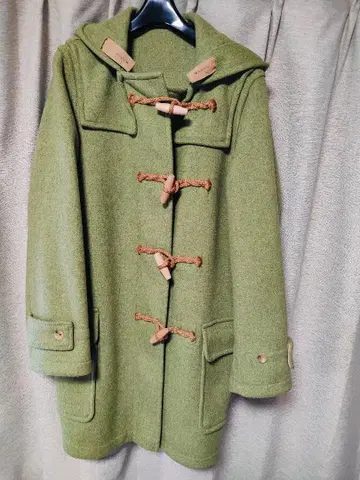 올리브 그린 더플 코트