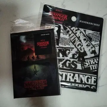 STRANGER THINGS 손수건 포스트잇 세트
