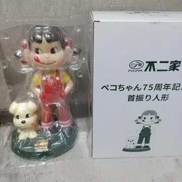 페코짱 75주년 기념판 흔들인형 후지야 높이 약 33cm