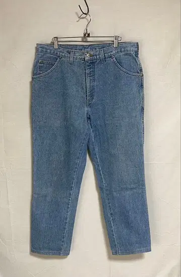 90s 랜즈 엔드 테이퍼드 데님 팬츠 USA제