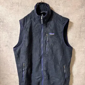 파타고니아 patagonia 베스트 플리스 기업 자수 네이비