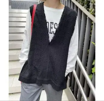 [ Spic&Span ] Italian fabric 트위드 베스트