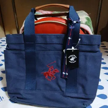 Beverly Hills Polo Club 네이비 토트백