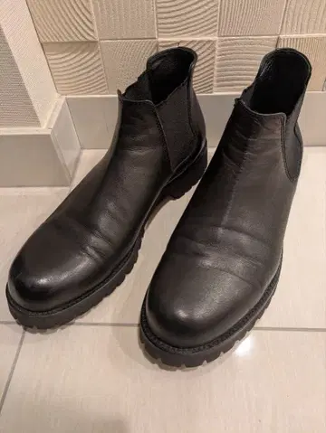 새상품급 [ PADRONE ] 워터프루프 가죽 사이드 고어 부츠