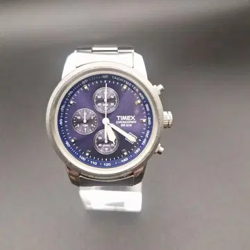 TIMEX 크로노그래프 WR 50M 네이비