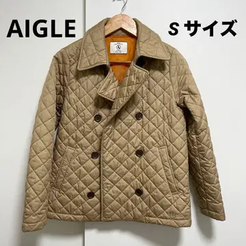 AIGLE 베이지 퀼팅 자켓 S