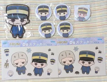 골든 카무이 우사미 럭키 쿠지 펠트 배지 캔뱃지 스티커