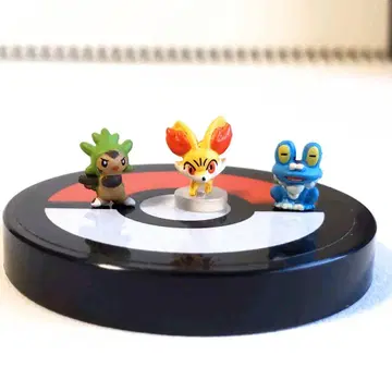 입체 포켓몬 도감 카로스 삼대장 가챠가챠 피규어