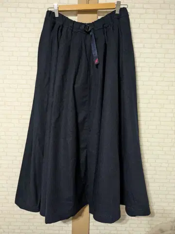 네이비 플레어 롱 스커트 GLSK-17F927