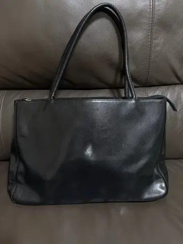 Paul Smith 블랙 가죽 토트백