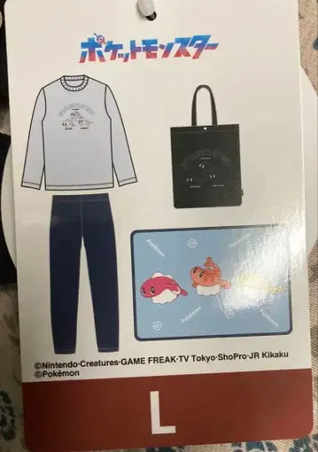 포켓몬 샤리타츠 룸웨어 파자마 L