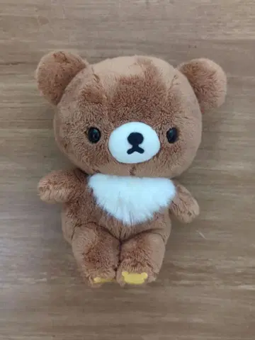 갈색 아기 곰 봉제 인형 리락쿠마 산엑스