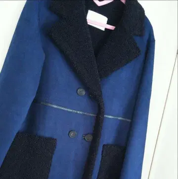 ZARA 페이크 무스탕 롱 코트