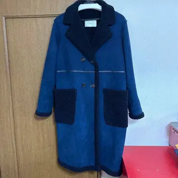 ZARA 페이크 무스탕 롱 코트