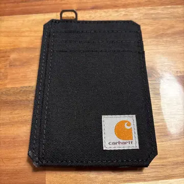 Carhartt 블랙 카드 케이스