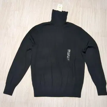 UNIQLO 메리노 터틀넥 스웨터 S 블랙