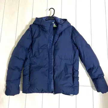 유니클로 다운 M 네이비 UNIQLO