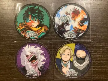 히로아카 원화전 콜라보 카페 특전 코스터 미도리야 이즈쿠 토도로키 쇼토