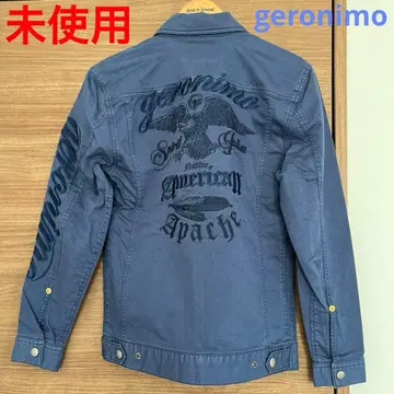 가격 인하 중! 미사용 [ 레어 ] geronimo 데님 자켓 S 네이비