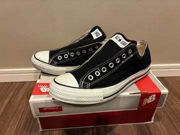 컨버스 올스타 로우컷 슬립온 블랙