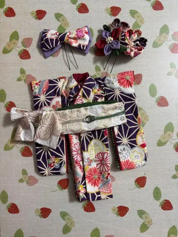 브라이스 아웃핏 기모노 후리소데 보라색