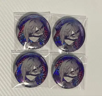 니지산지 타로 랜덤 글리터 캔뱃지 카나에 4개 세트