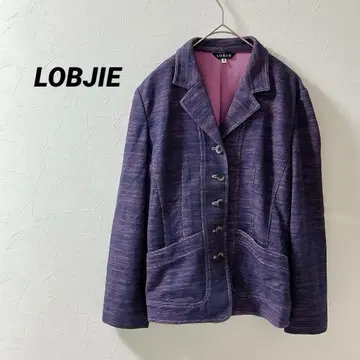 로브제 보라색 핑크 자켓 미세스 겉옷 퍼플 여성 빈티지