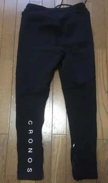 CRONOS 블랙 조거 팬츠