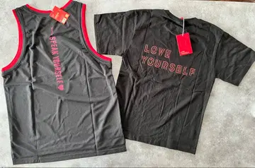 택 포함 새상품 BTS LOVE YOURSELF T셔츠 슬리브리스 세트