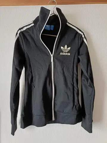 아디다스 트랙 자켓 트레포일 블랙 구제 의류