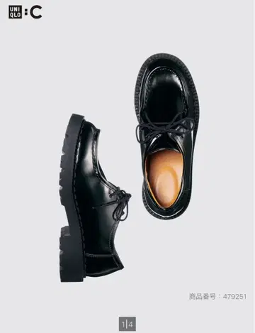 [ 미사용 새상품 ] UNIQLO C 레이스업 슈즈 24.0cm