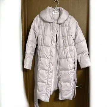 MISCH MASCH 라이트 핑크 퀼팅 다운 자켓