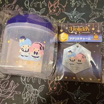 산리오 키키라라 Happy 복권 캐니스터 아크릴 참