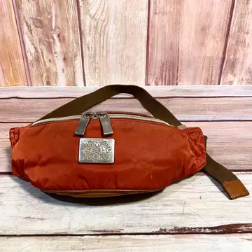 오로비안코 남녀 공용 바디백 미니 웨스트 파우치 오렌지