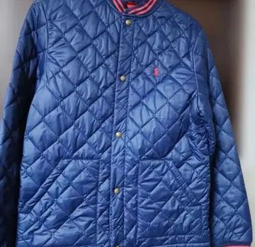 폴로 랄프 로렌 네이비 퀼팅 자켓