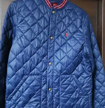 폴로 랄프 로렌 네이비 퀼팅 자켓