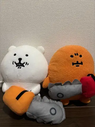 나가노 캐릭터 체인소 BIG 봉제 인형 나가노의 곰 두더지 고로케