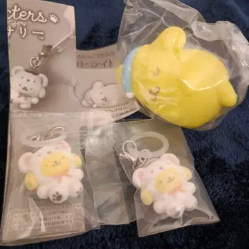 산리오 메지루시 액세서리 푹신푹신 스노우 졸려! 마스코트 라이트