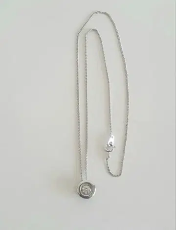 써지컬 스테인리스 목걸이 탑 지르코니아 다이아몬드 316L