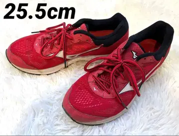 새상품급 Mizuno 러닝화 웨이브 라이더 25.5cm 레드