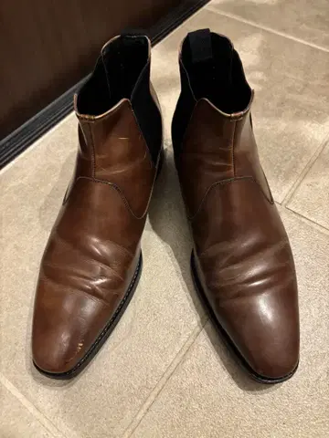 REGAL 리갈 사이드 고어 부츠 브라운