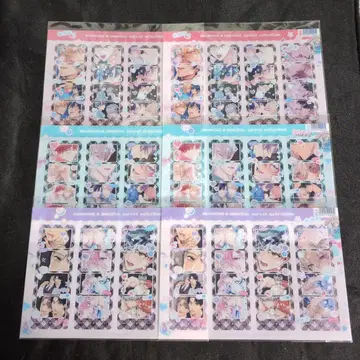 moment 아메이로 페어 사진 카드풍 클리어 책갈피 총 3종 6매